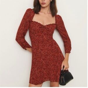 Reformation Remi Long Sleeve Dress
